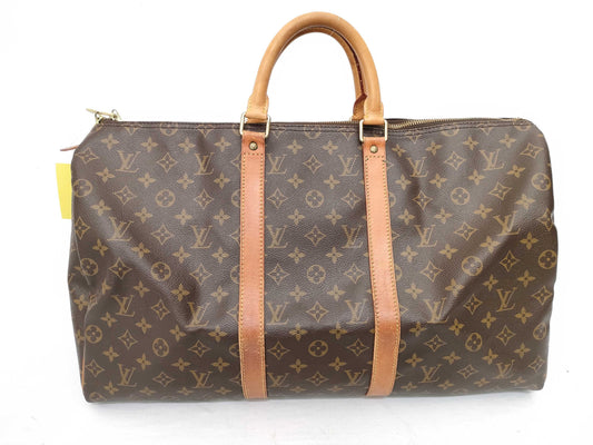 LOUIS VUITTON Monogram Keepall 50 Boston Bag