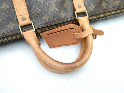 LOUIS VUITTON Monogram Keepall 55 Boston Bag