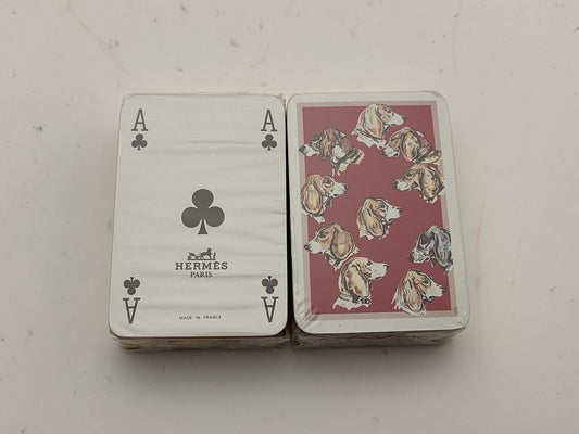 HERMES Mini Playing Card Dog Pattern Other Accessories Other Hobbies