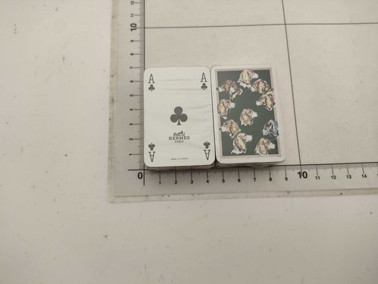 HERMES Mini Playing Card Dog Pattern Other Accessories Other Hobbies