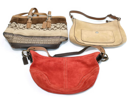 COACH Signature Leather Bag*3 Handbag