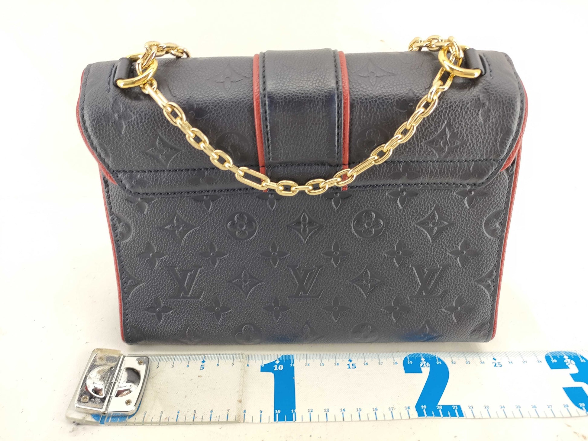 LOUIS VUITTON Monogram Empreinte Saint-Sulpice PM Shoulder Bag