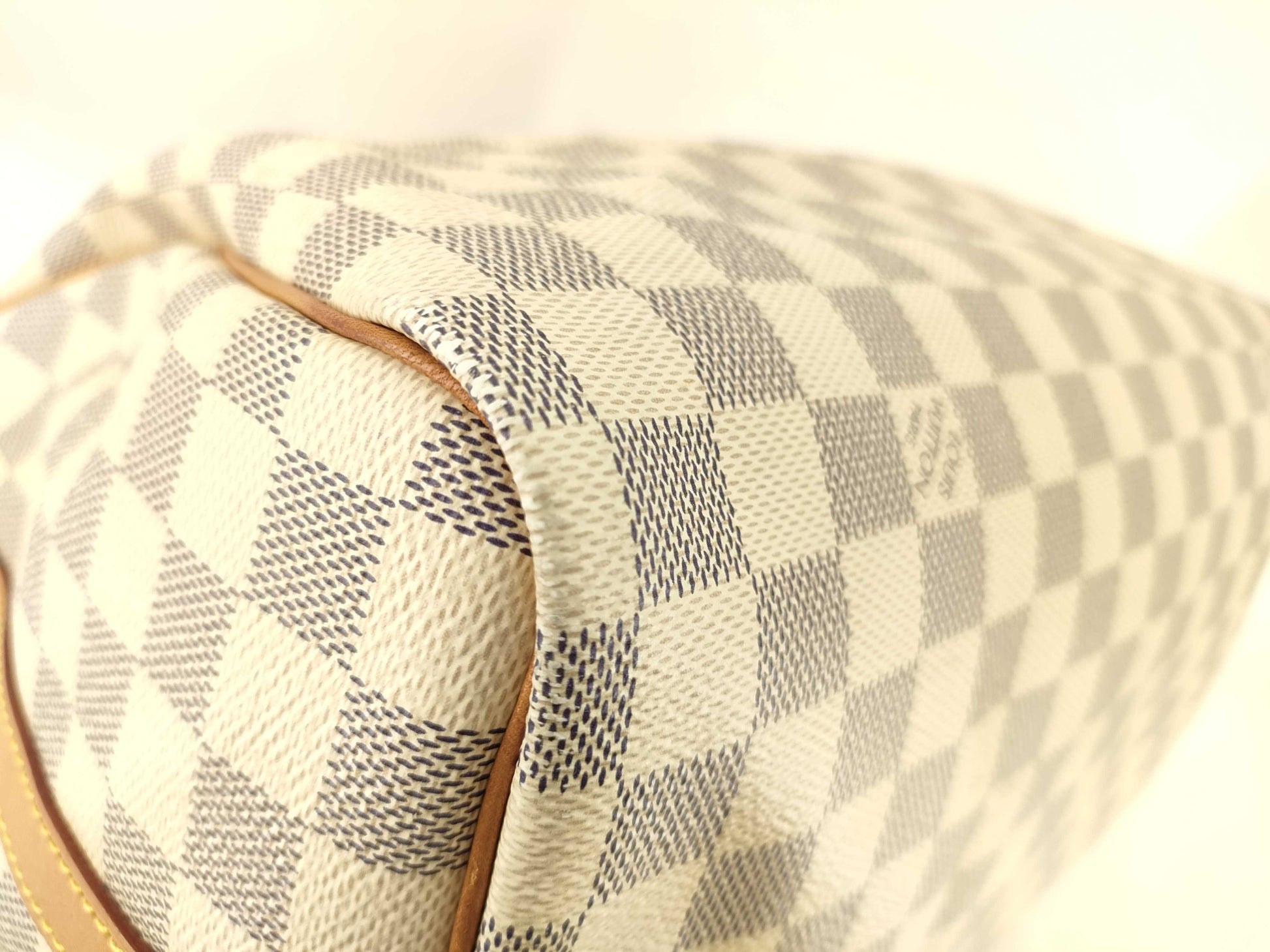 LOUIS VUITTON Damier Speedy 30 Damier Handbag Azur Handbag