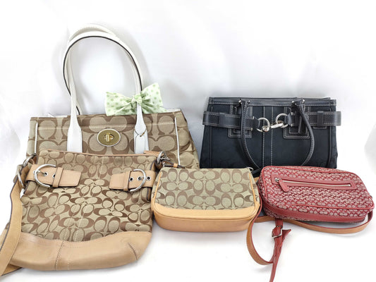 COACH Signature 5-Piece Tote Bag