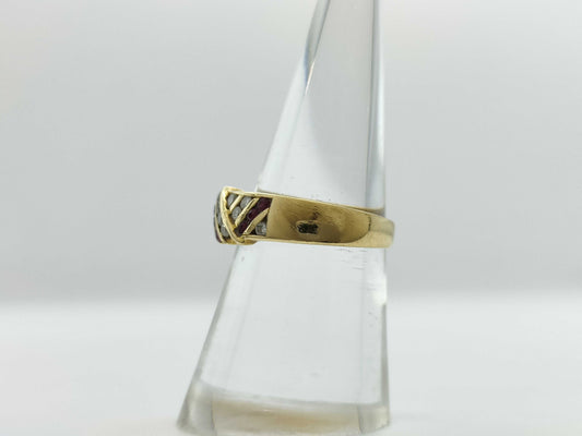 Ruby and Diamond 750 3.4g Ring 