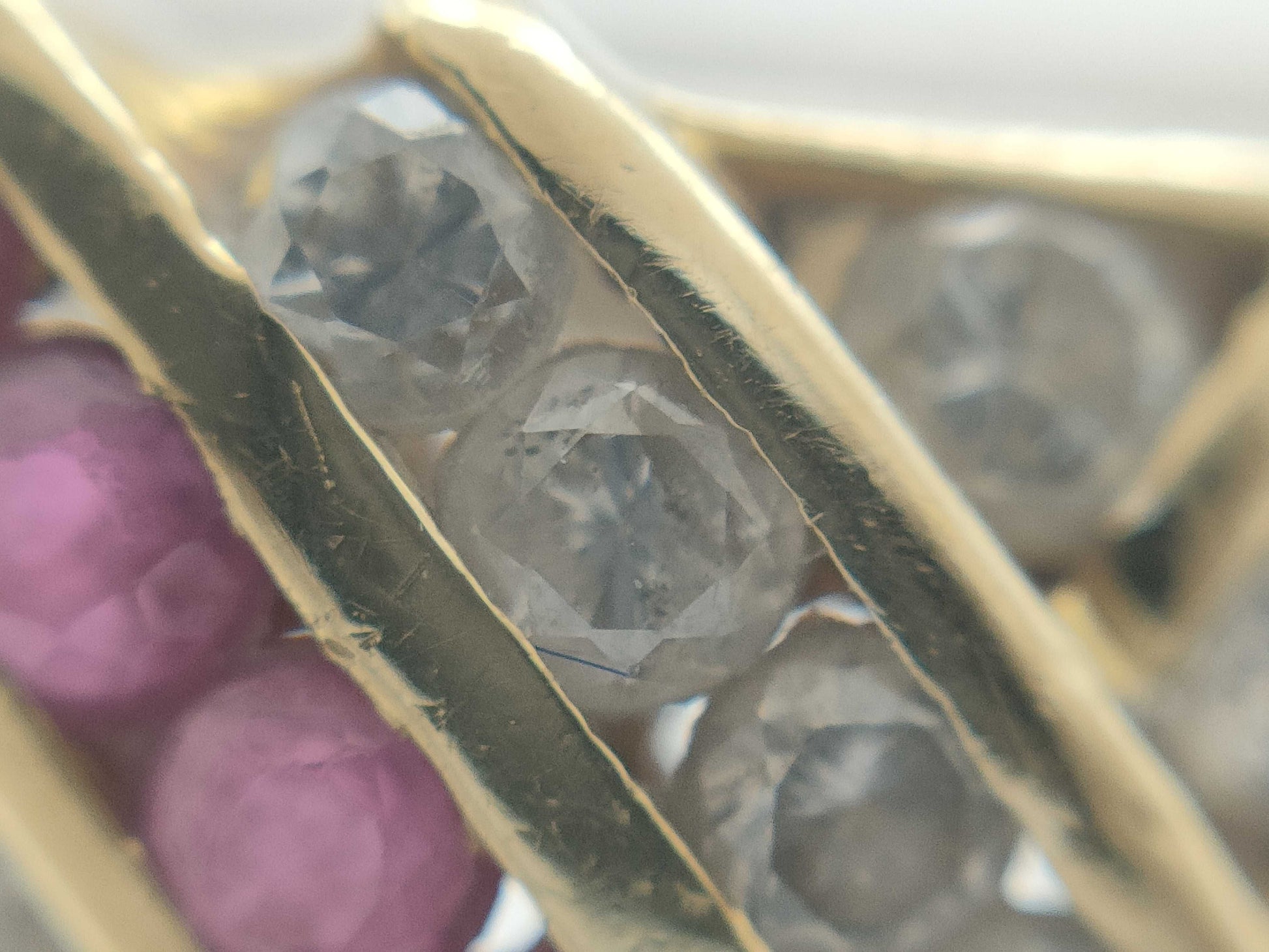 Ruby and Diamond 750 3.4g Ring 