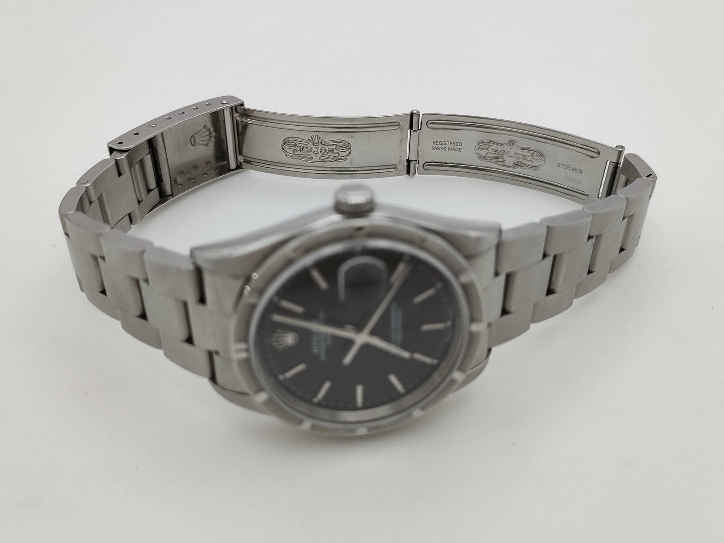 ROLEX 15210 K924334 Black Dial Boys' Watch