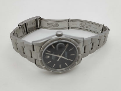 ROLEX 15210 K924334 Black Dial Boys' Watch