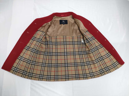 BURBERRY London Wool/Cashmere Coat Red Coat