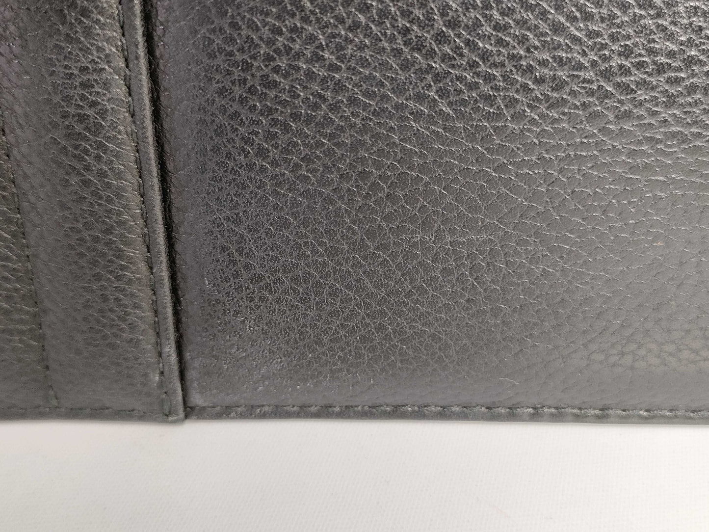 Yves Saint Laurent Leather Second Black Clutch Bag