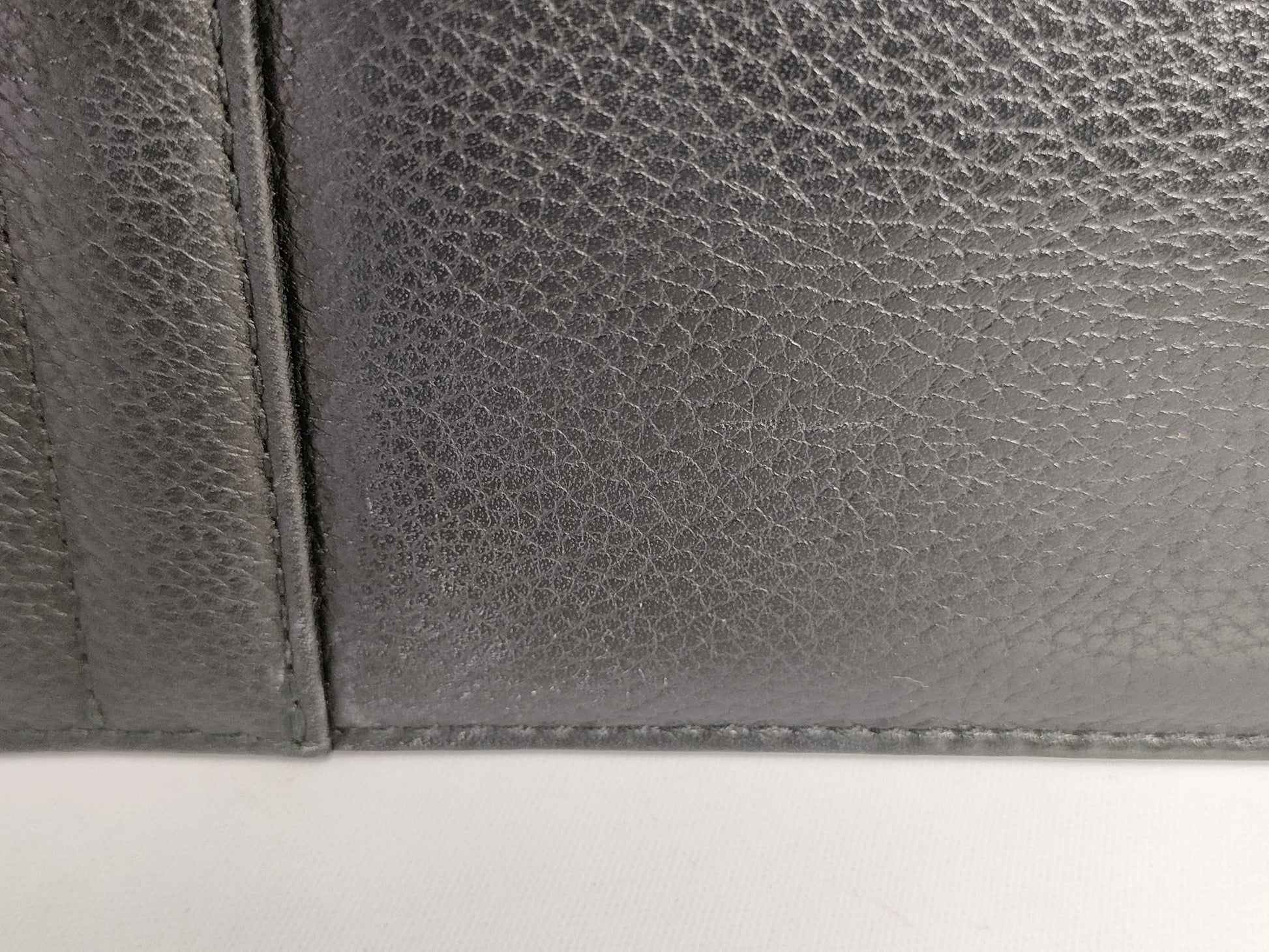 Yves Saint Laurent Leather Second Black Clutch Bag