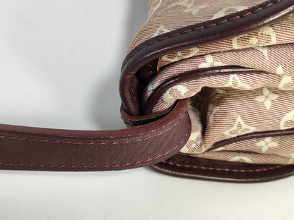 LOUIS VUITTON Monogram Minilan Saumur Idylle Bordeaux Shoulder Bag