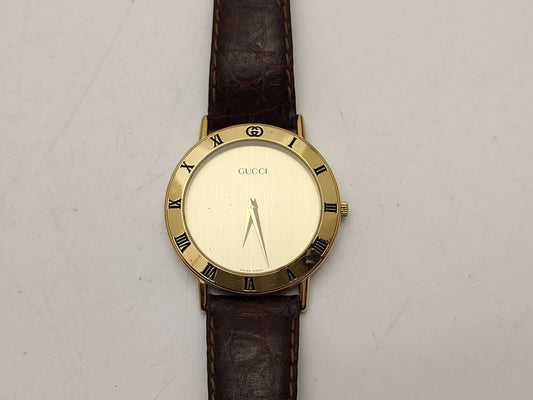 GUCCI Gold Watch 3000 2M Women's Watch