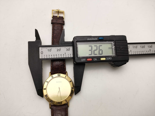 GUCCI Gold Watch 3000 2M Women's Watch