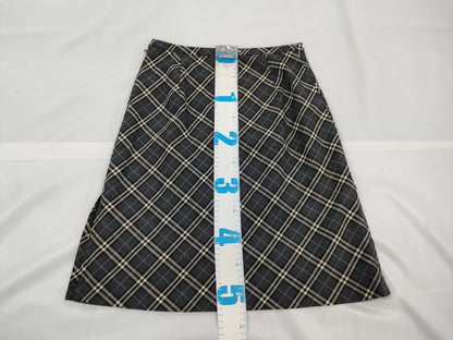 BURBERRY Checkered Skirt