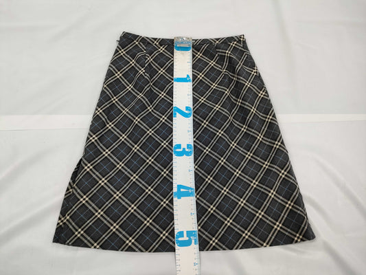 BURBERRY Checkered Skirt