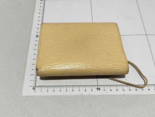 LOUIS VUITTON Epi Porte Monnaie Elastic Wallet M6346A