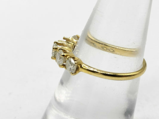 Diamond K18 2.2g Ring 