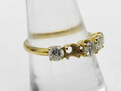 Diamond K18 2.2g Ring 