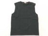HERMES sleeveless knit black top