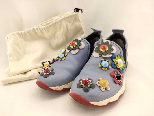 FENDI Women's Slip-On Studded Sneakers