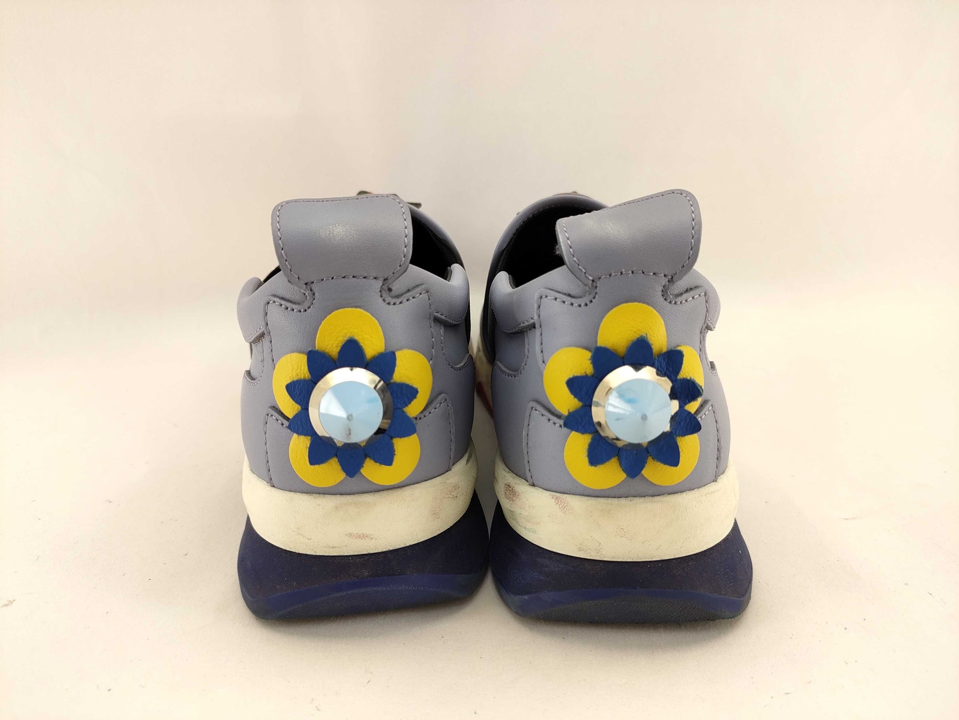 FENDI Women's Slip-On Studded Sneakers
