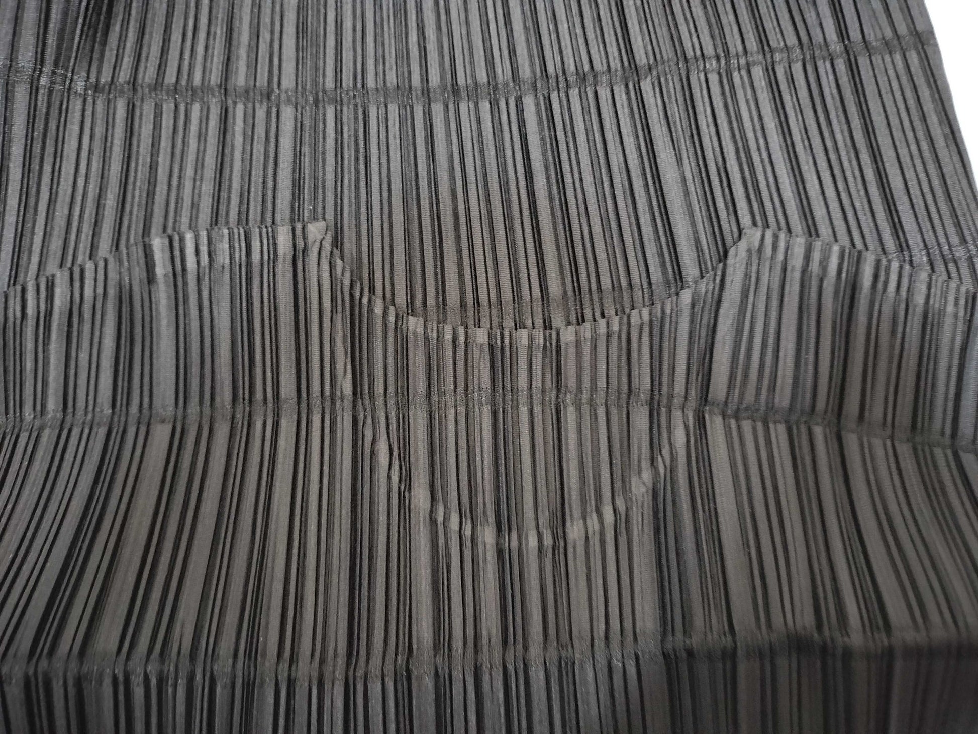 ISSEY MIYAKE Pleats Please Sleeveless Black Top