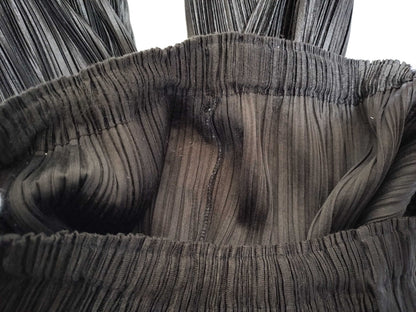 ISSEY MIYAKE Pleats Please Pants Black