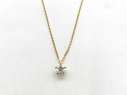 D0.221ct K18 1.7g Necklace 
