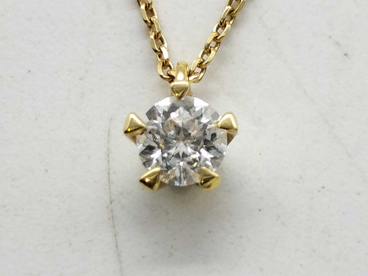 D0.221ct K18 1.7g Necklace 