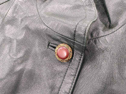Pierre Balmain Leather Coat Coat