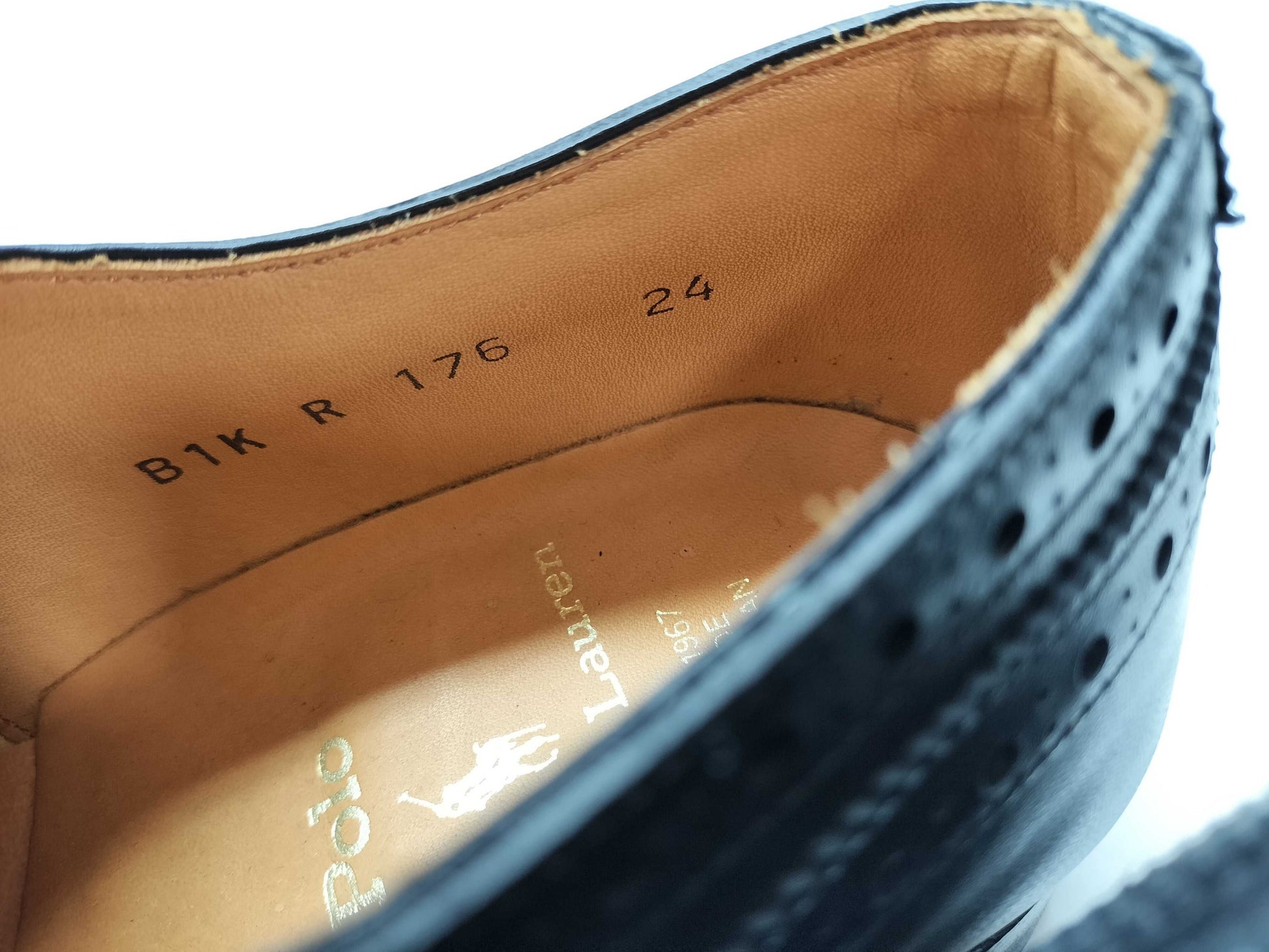 Ralph LAUREN polo Ralph Lauren leather shoes loafers