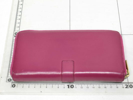 SAINT LAURENT Y-line round zipper long wallet