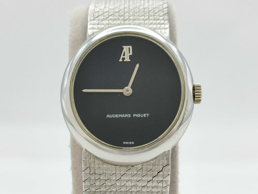 AUDEMARS PIGUET B1139 Manual Winding 18K Gold Black Dial Women's Watch