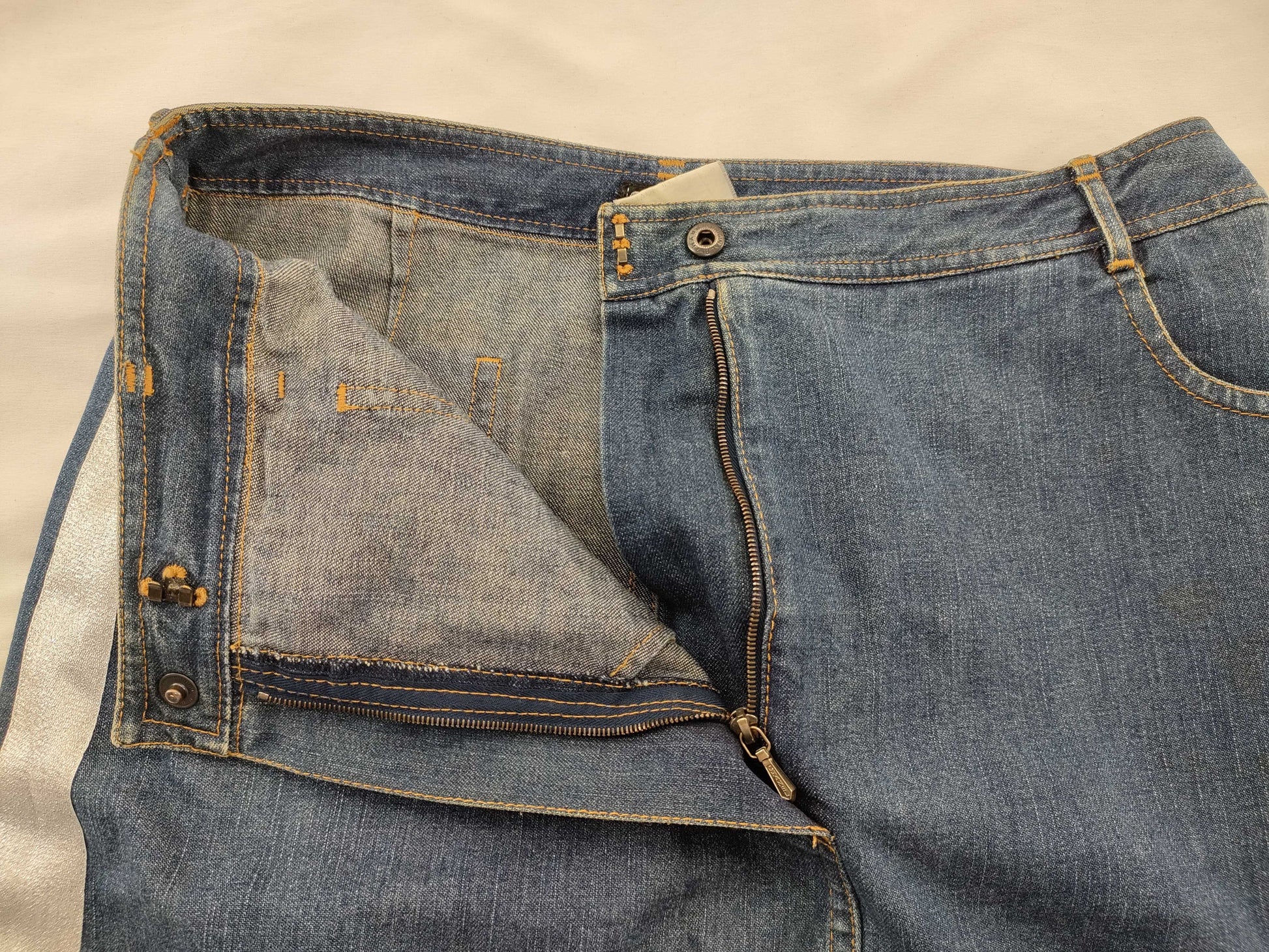 CHANEL denim skirt skirt