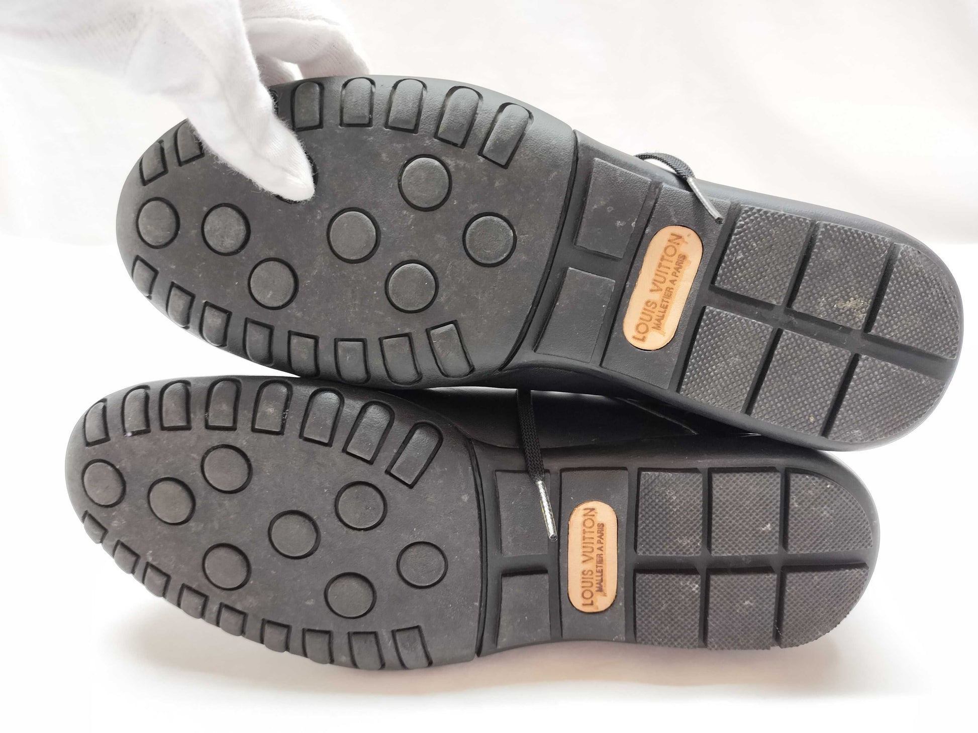 LOUIS VUITTON Partially Monogram Design Shoes Sneakers