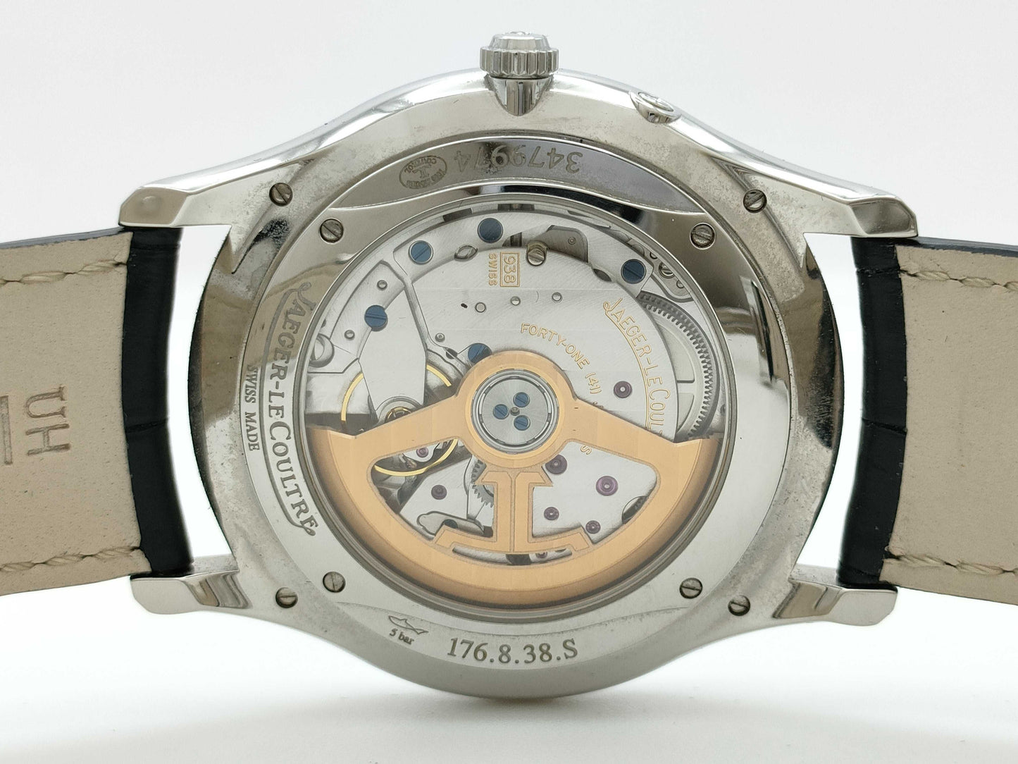 JAEGER LECOULTRE Q1378480 3479974 Blue Dial Men's Watch