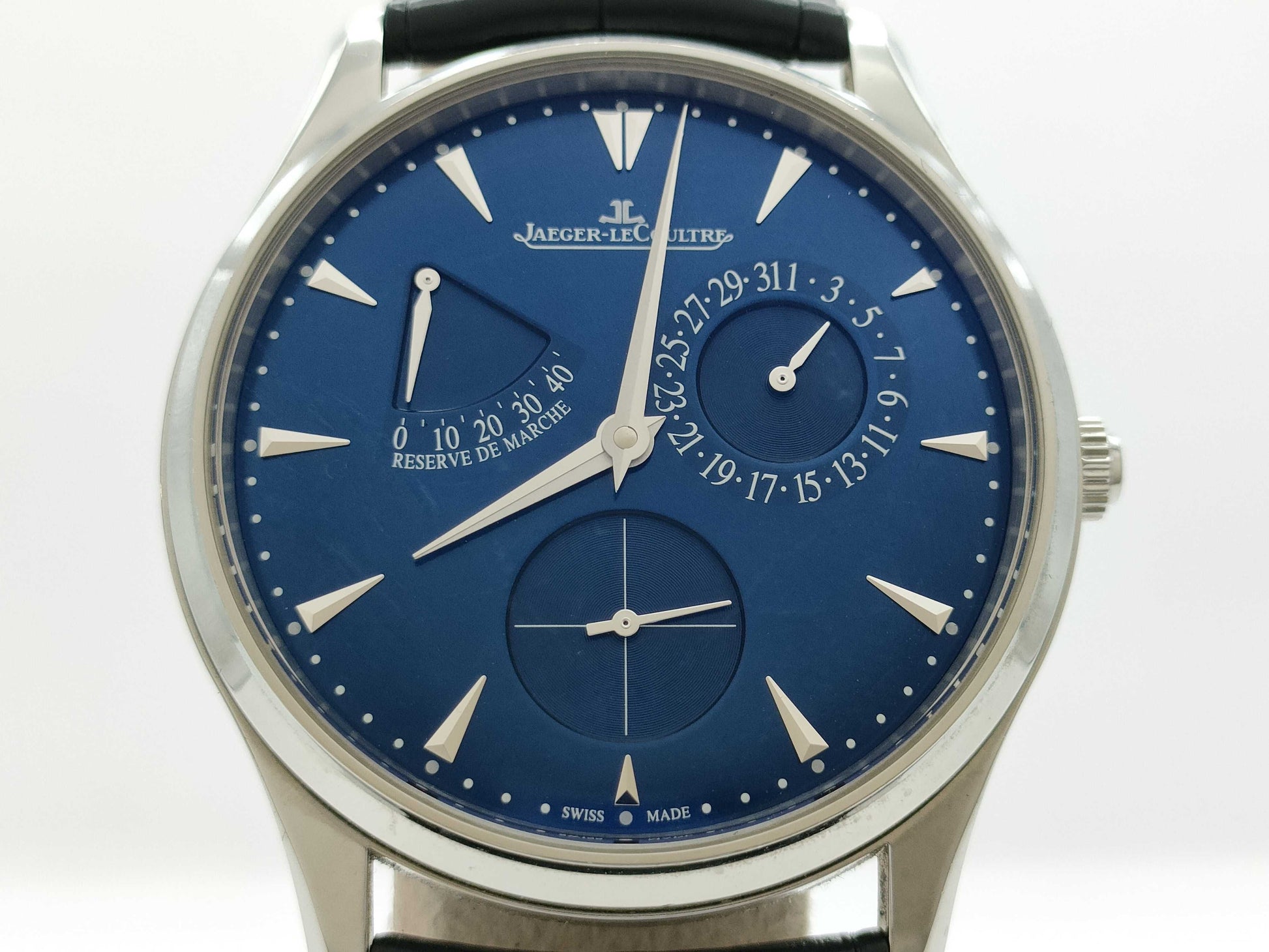 JAEGER LECOULTRE Q1378480 3479974 Blue Dial Men's Watch