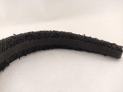 CHANEL Tweed Pearl Headband Hair Accessory