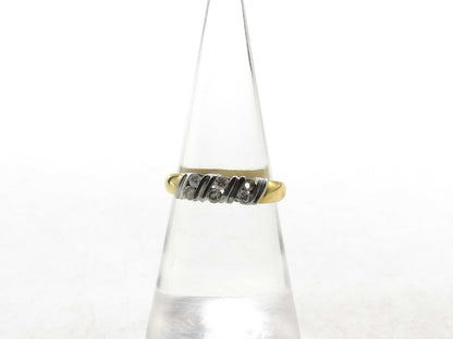 Diamond K18/Pt900 3.0g Ring 