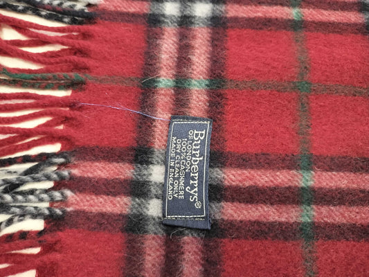 BURBERRY Check Pattern Scarf Scarf