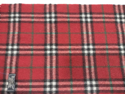 BURBERRY Check Pattern Scarf Scarf