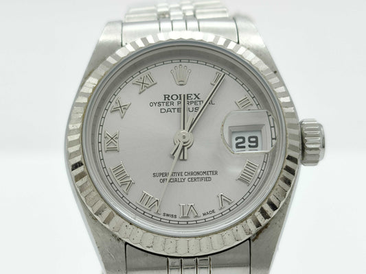 ROLEX 79174 D057124 Silver Dial Women's Watch