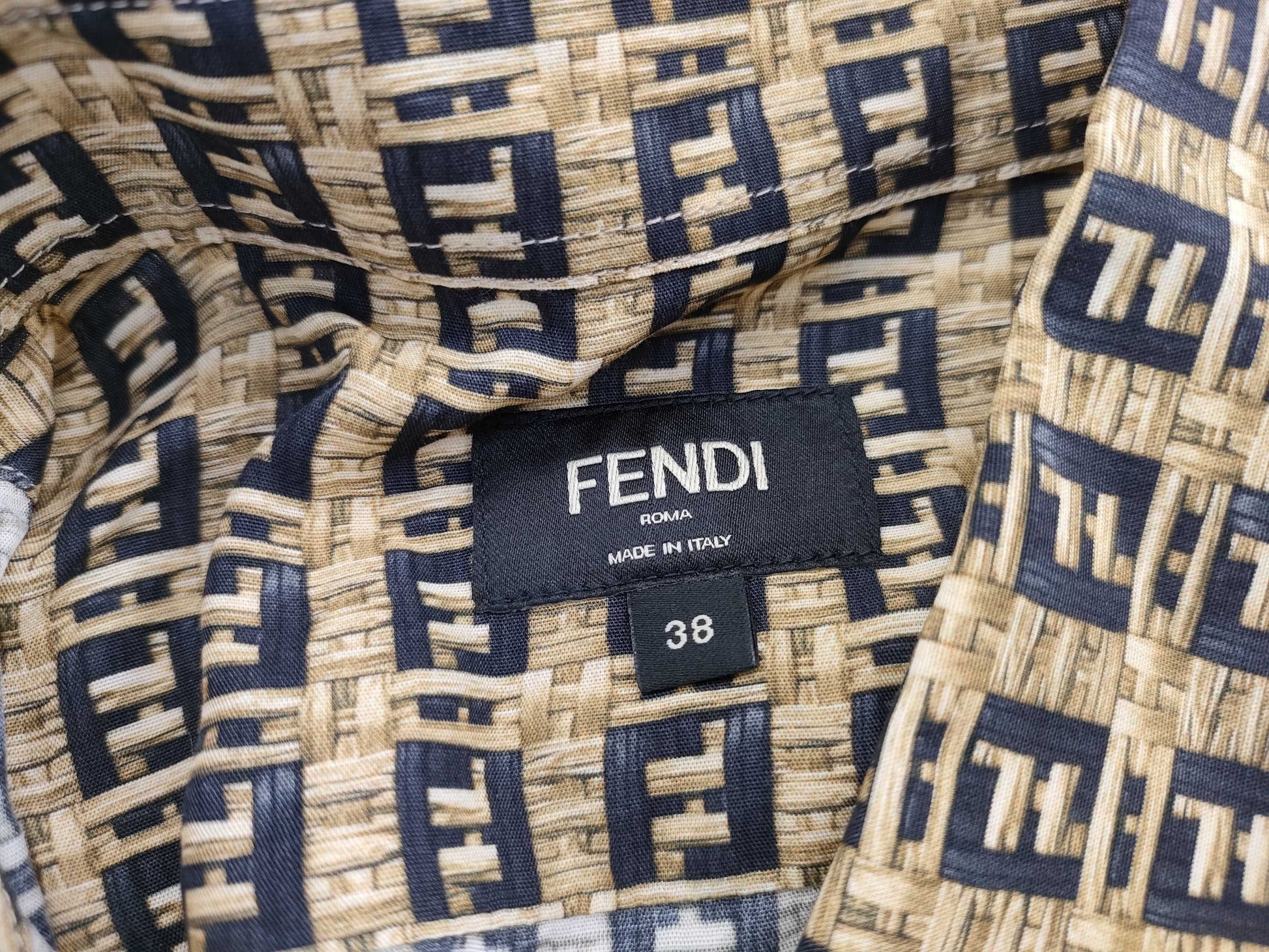 FENDI Zucca Print Shirt FS0795 AFXE Shirt