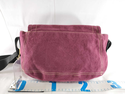 Vivienne Westwood Vivienne logo plate canvas shoulder bag