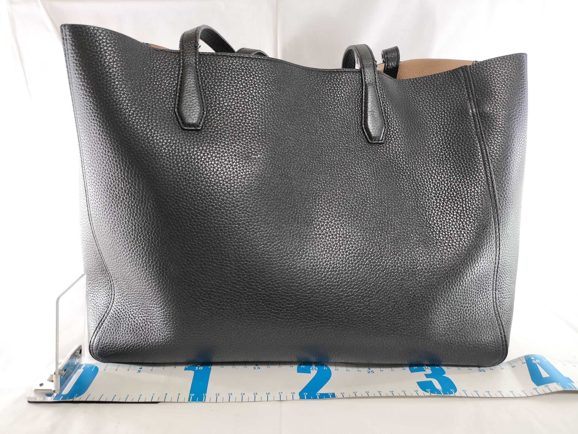 Tory Burch Leather Tote Black Tote Bag