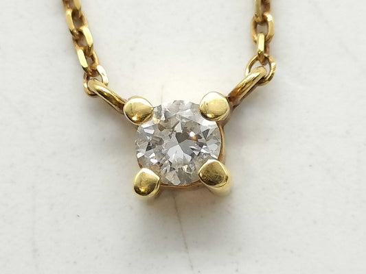 D0.21ct K18 2.6g Necklace 