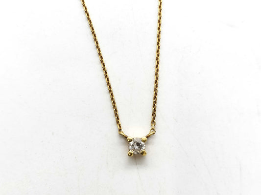 D0.21ct K18 2.6g Necklace 