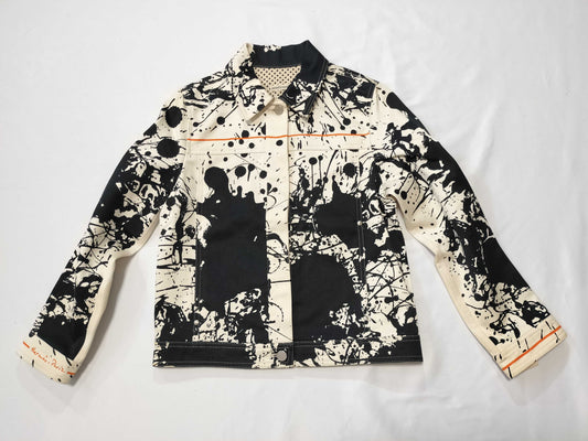 HERMES Denim Jacket with Serie Buttons