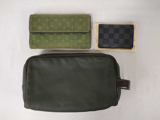 LOUIS VUITTON Taiga M30758/Mini M92445/Damier N63075 Second Bag